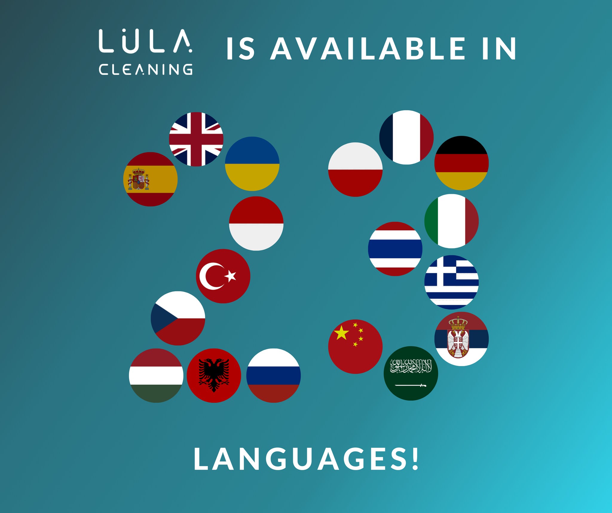 🌍 New Language Versions in... - Lula.Cleaning • App | Facebook