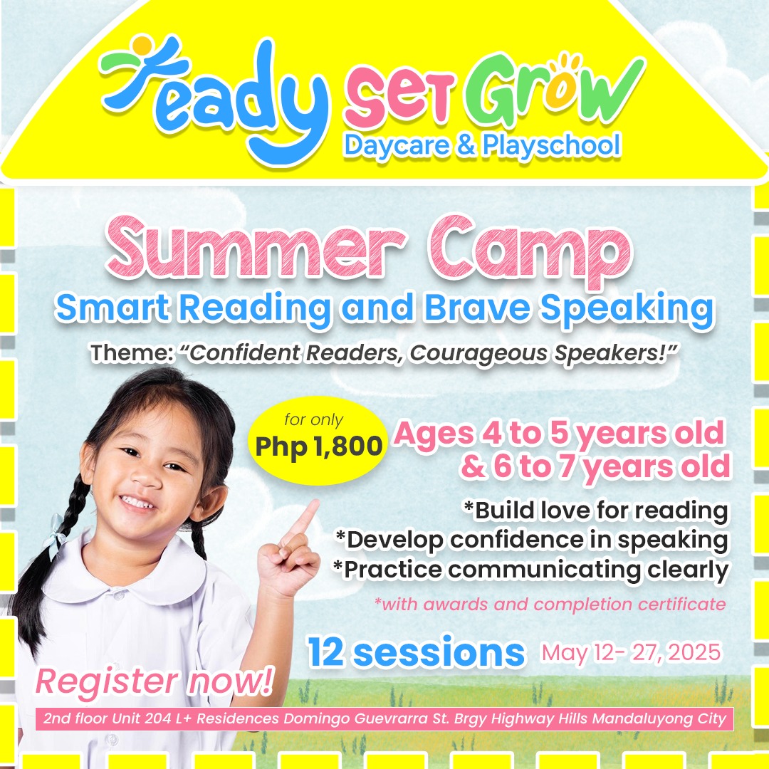 Ready Set Grow Daycare and Playschool | Mandaluyong