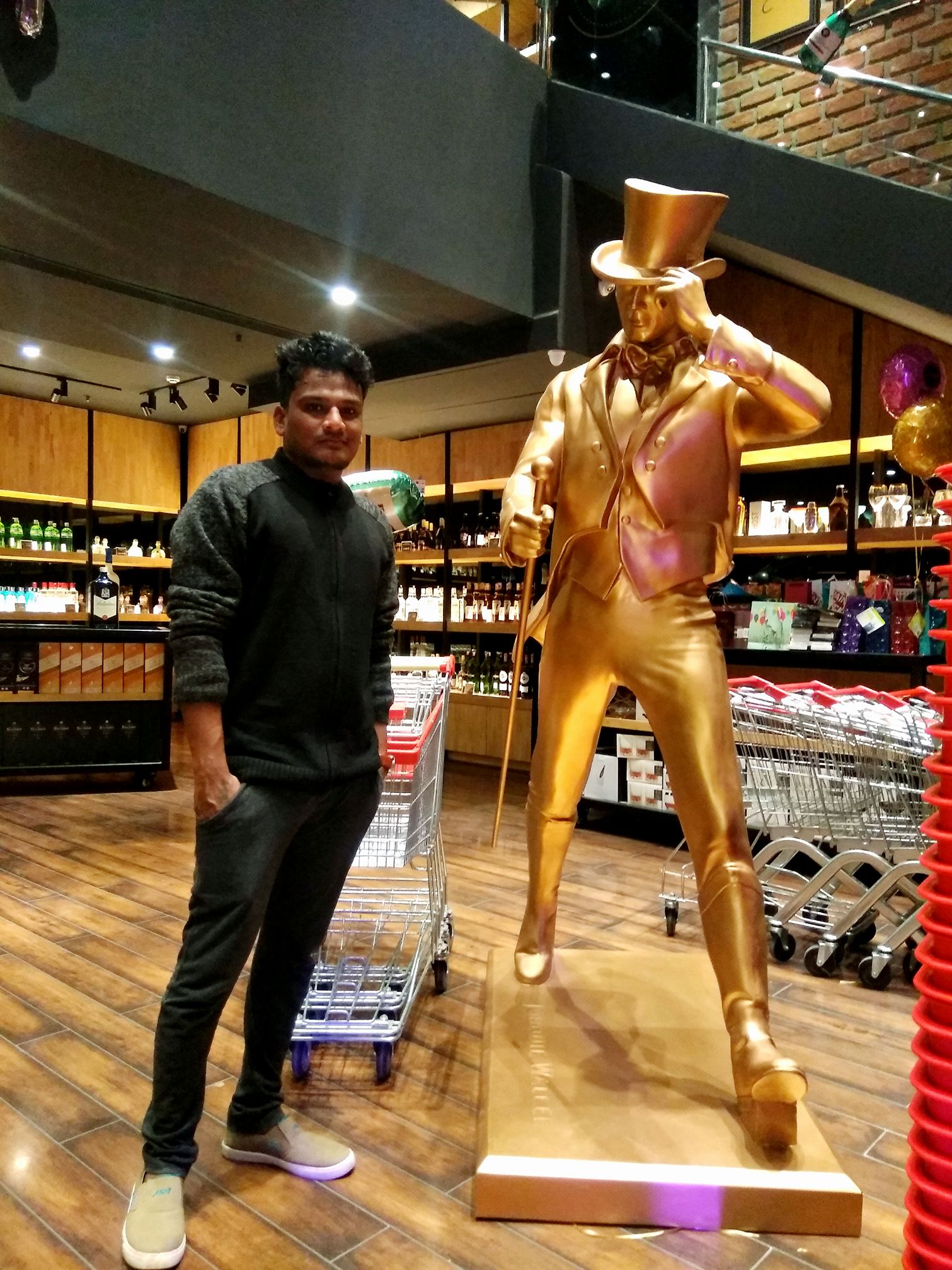 Johnnie Walker Striding Man manufactured by us in all sizes and