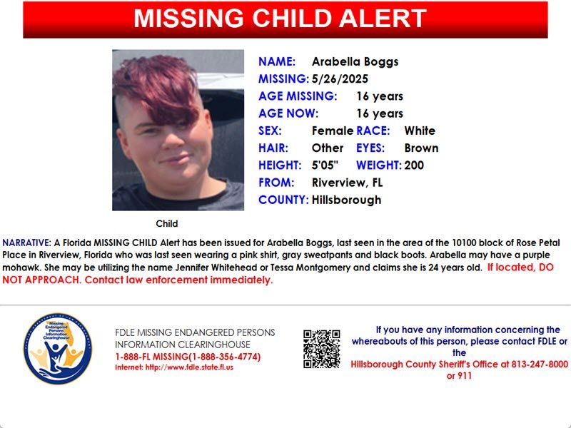 FDLE - Update: This is a cancellation to the Florida Missing Child ...
