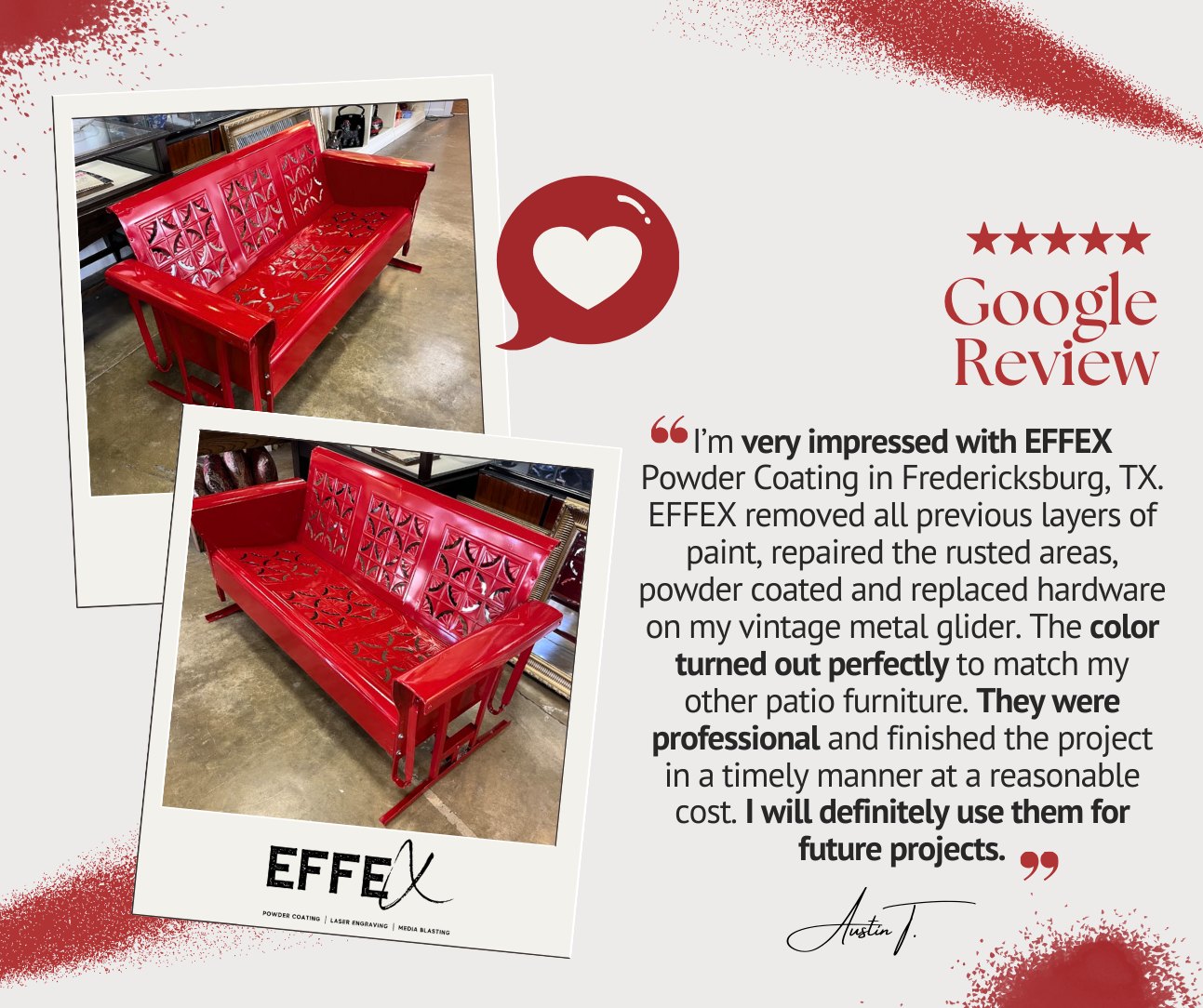 This means so... - Effex Powder Coating and Laser Engraving