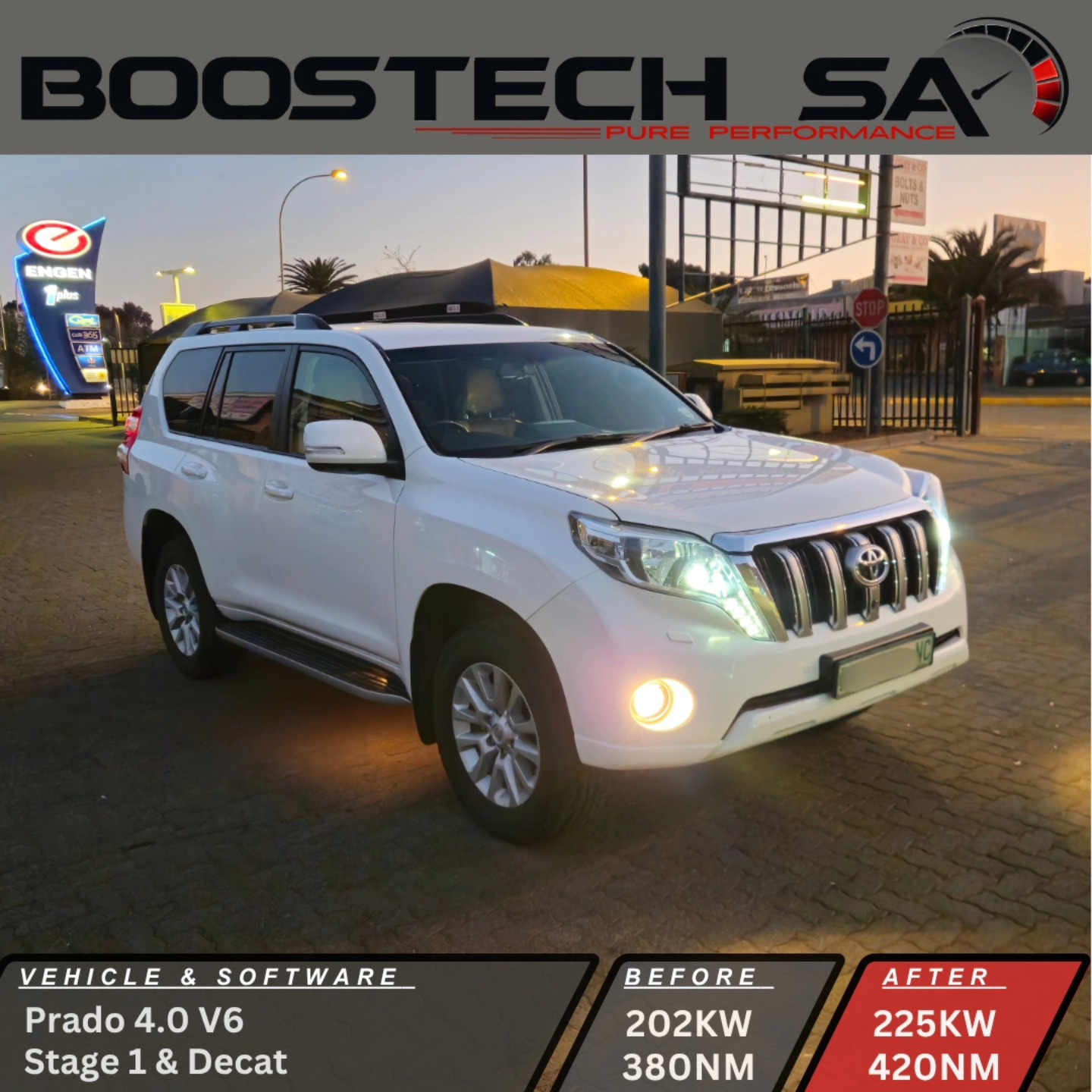 Toyota Prado 4.0 V6 in for Stage 1... - BoosTech Bloemfontein | Facebook