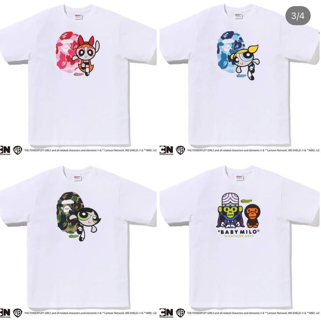 A BATHING APE x The Powerpuff Girls BAPE teamed up with The 