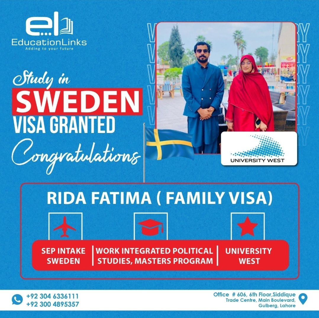 Education Links - Congratulations, Ms Rida Fatima & Family... | Facebook