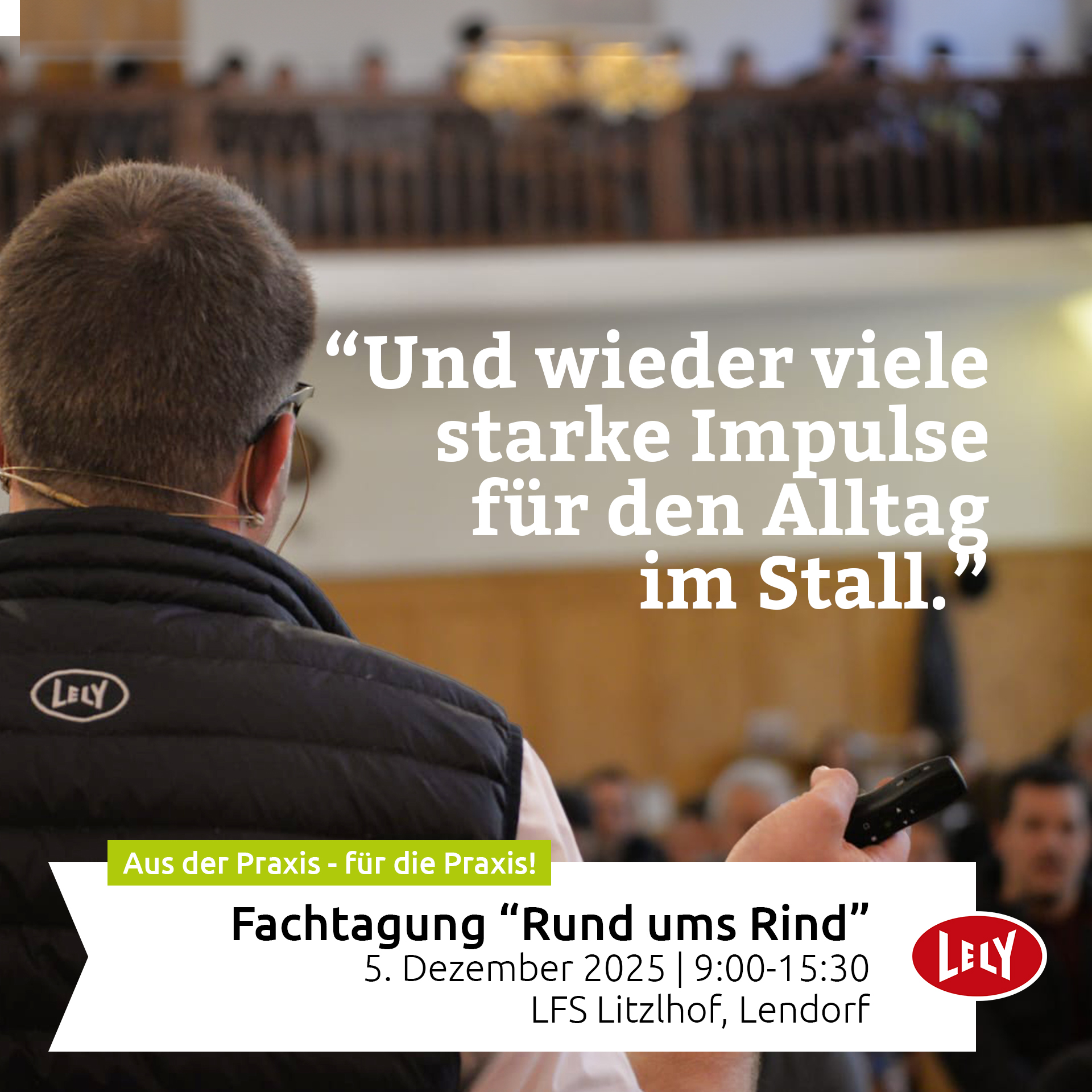 LelycenterEnns - 🐄 Finale der Fachtagungsreihe 