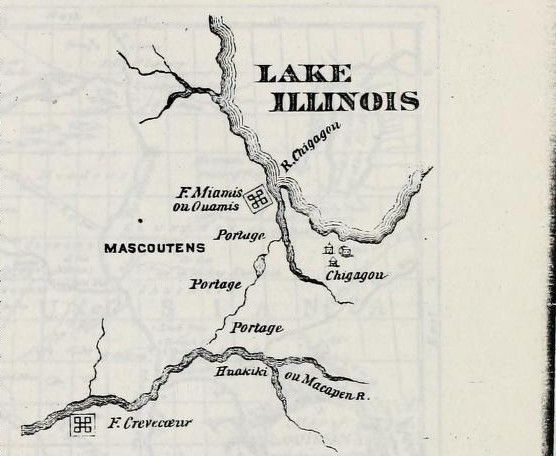 A section of a map from Henry Popple's... - Original Chicago | Facebook