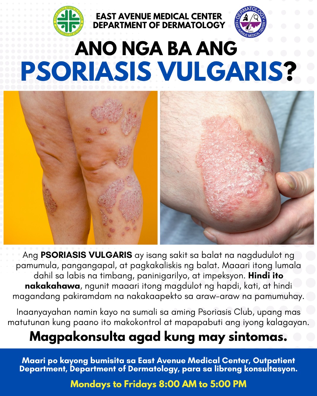 EAMC - Sa Psoriasis Awareness Month ngayong Agosto, kilalanin ang mga ...