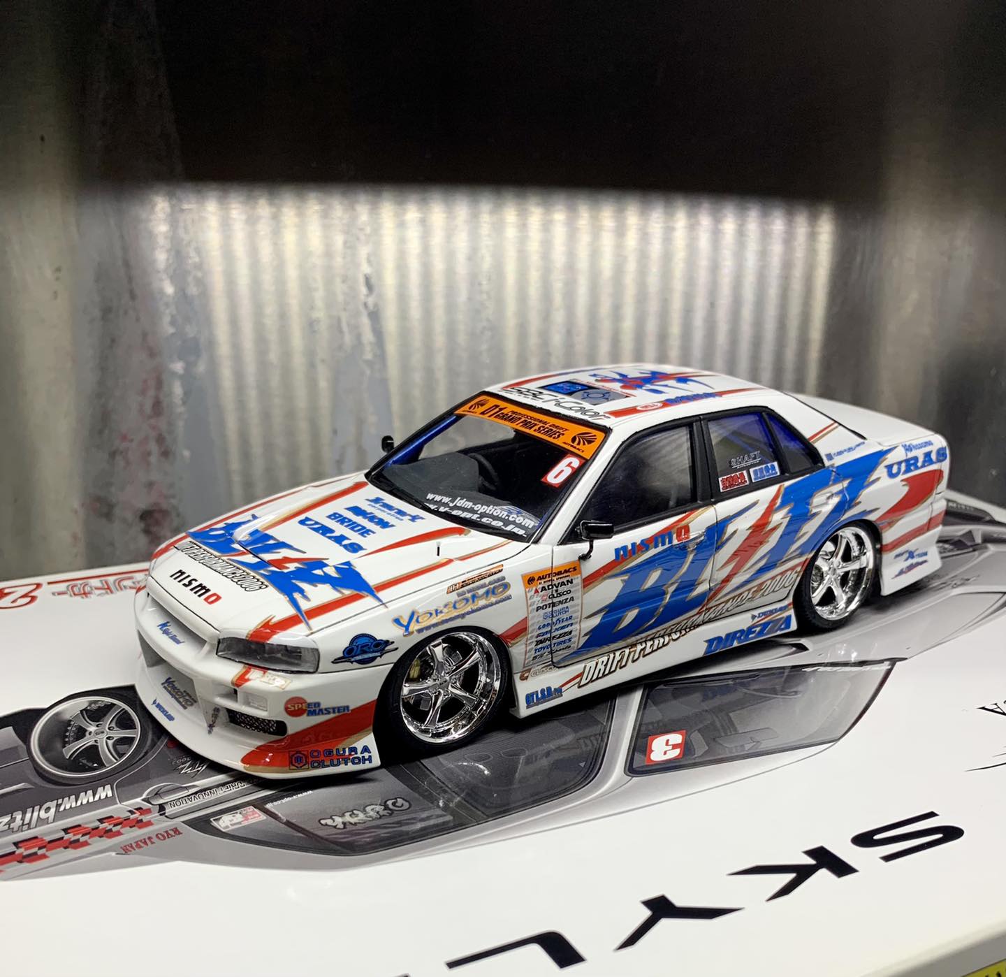 Aoshima 1/24 D1 Grand Prix Top BLITZ ER34 skyline -4Dr 2006