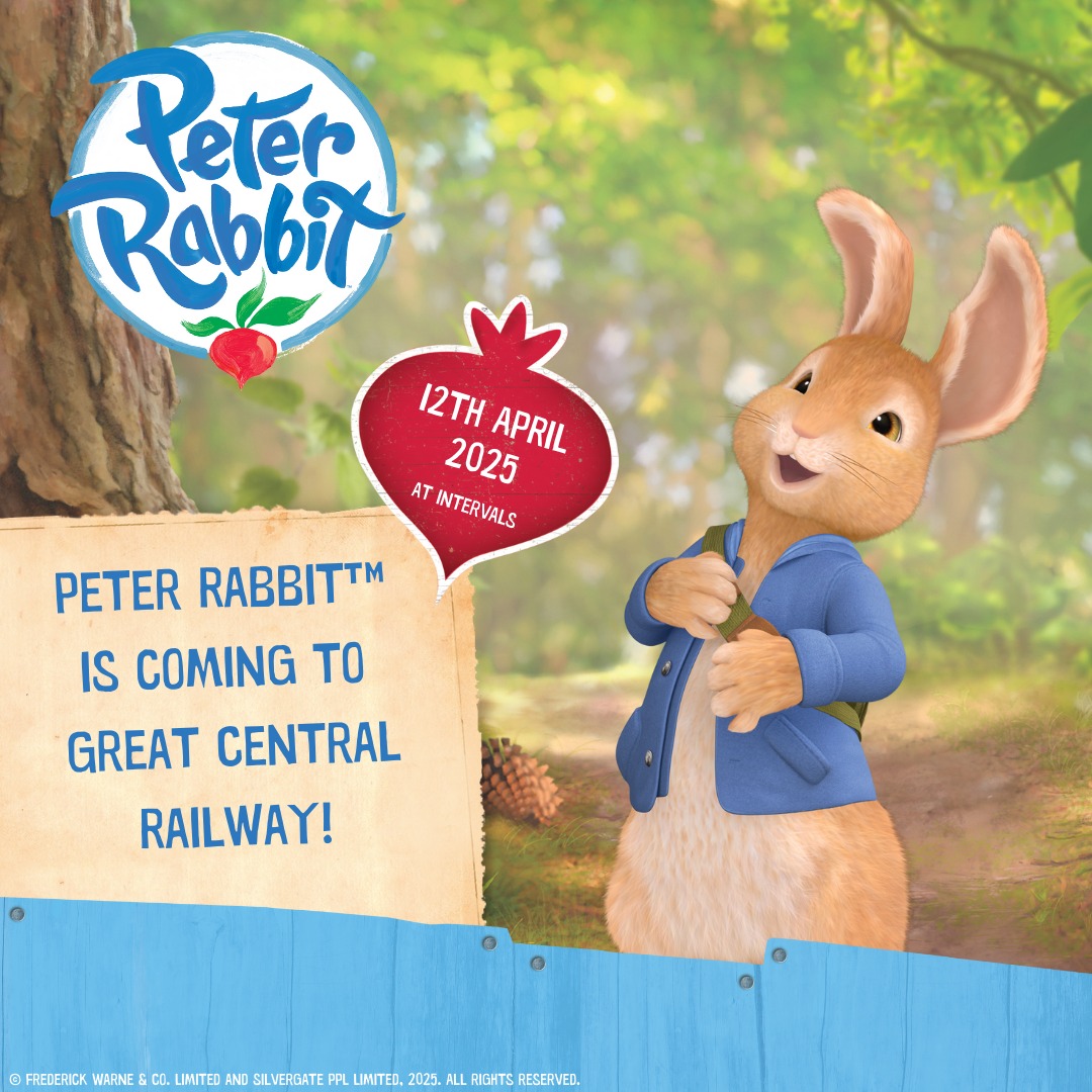 Great - Peter Rabbit™ is coming to the East Midlands! He is joining us ...