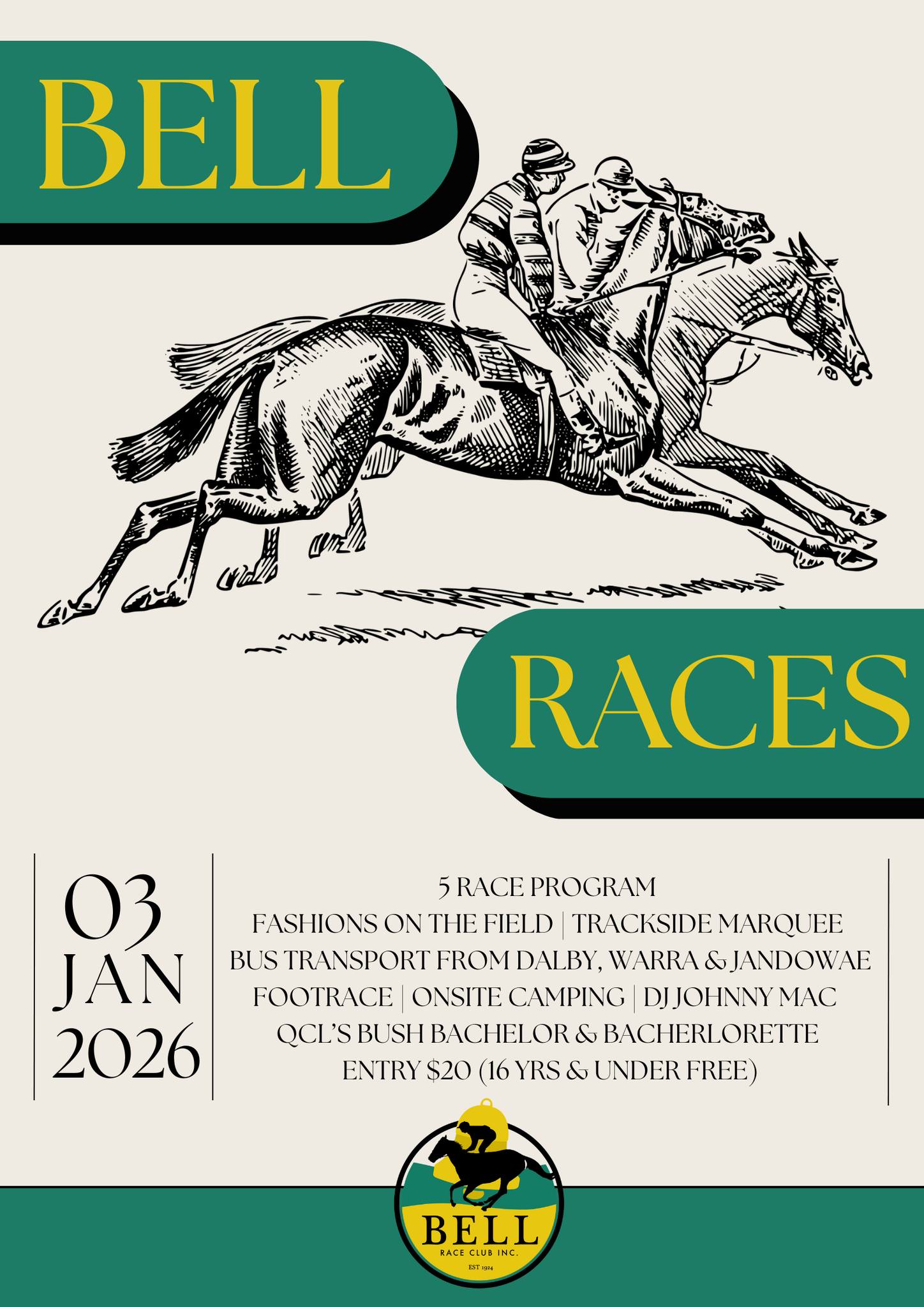 Western - 🐎🎉𝐁𝐞𝐥𝐥 𝐑𝐚𝐜𝐞𝐬 𝟐𝟎𝟐𝟔 🎉 🐎 Kick off the new year in true country ...