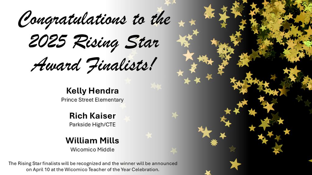 Parkside High - Congratulations to the three finalists for the 2025 ...