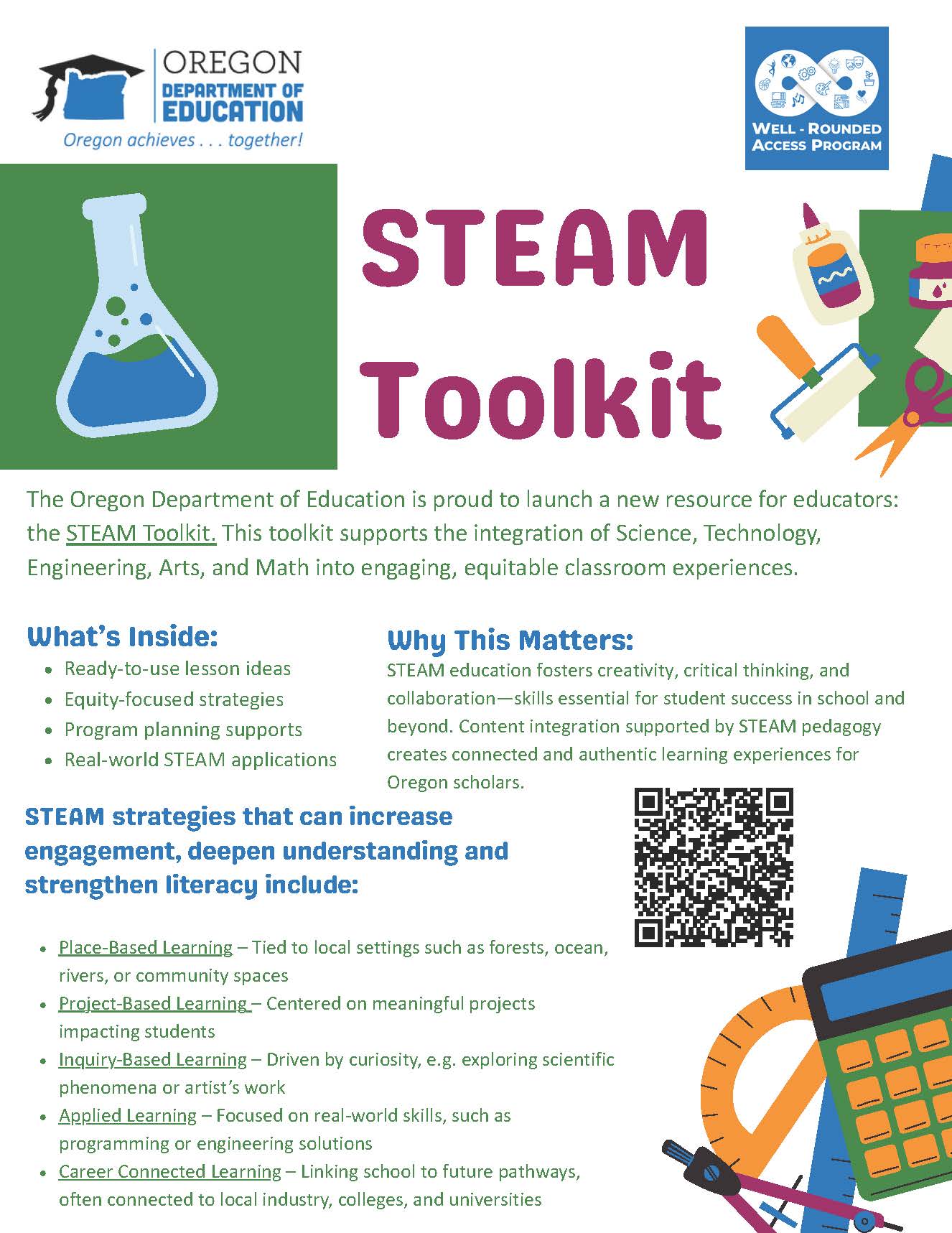 Columbia - ⚛The Oregon Department of Education is proud to launch a new ...