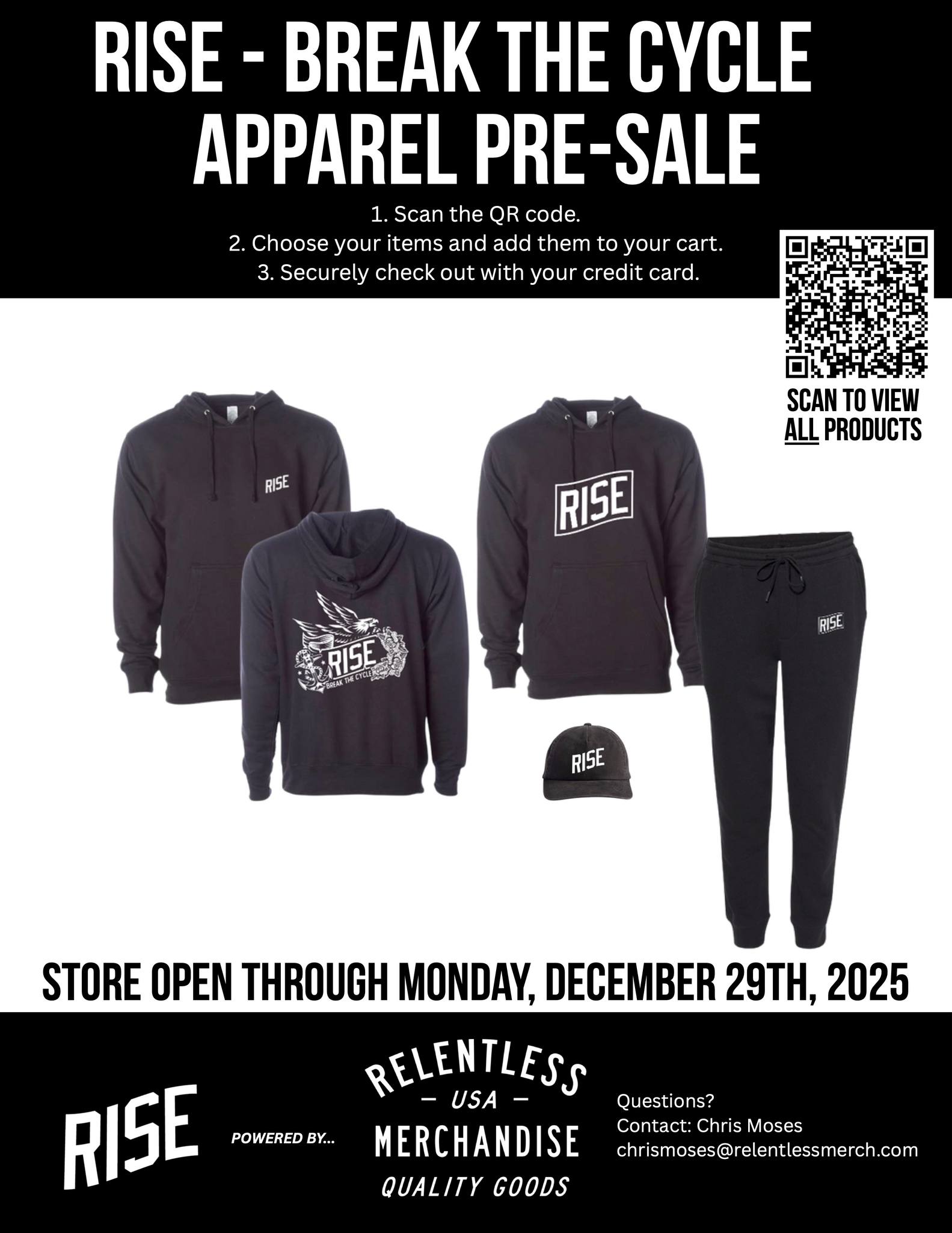 RISE - 🚨 RISE Merch is Almost Here! We’ve heard you! You can now order ...