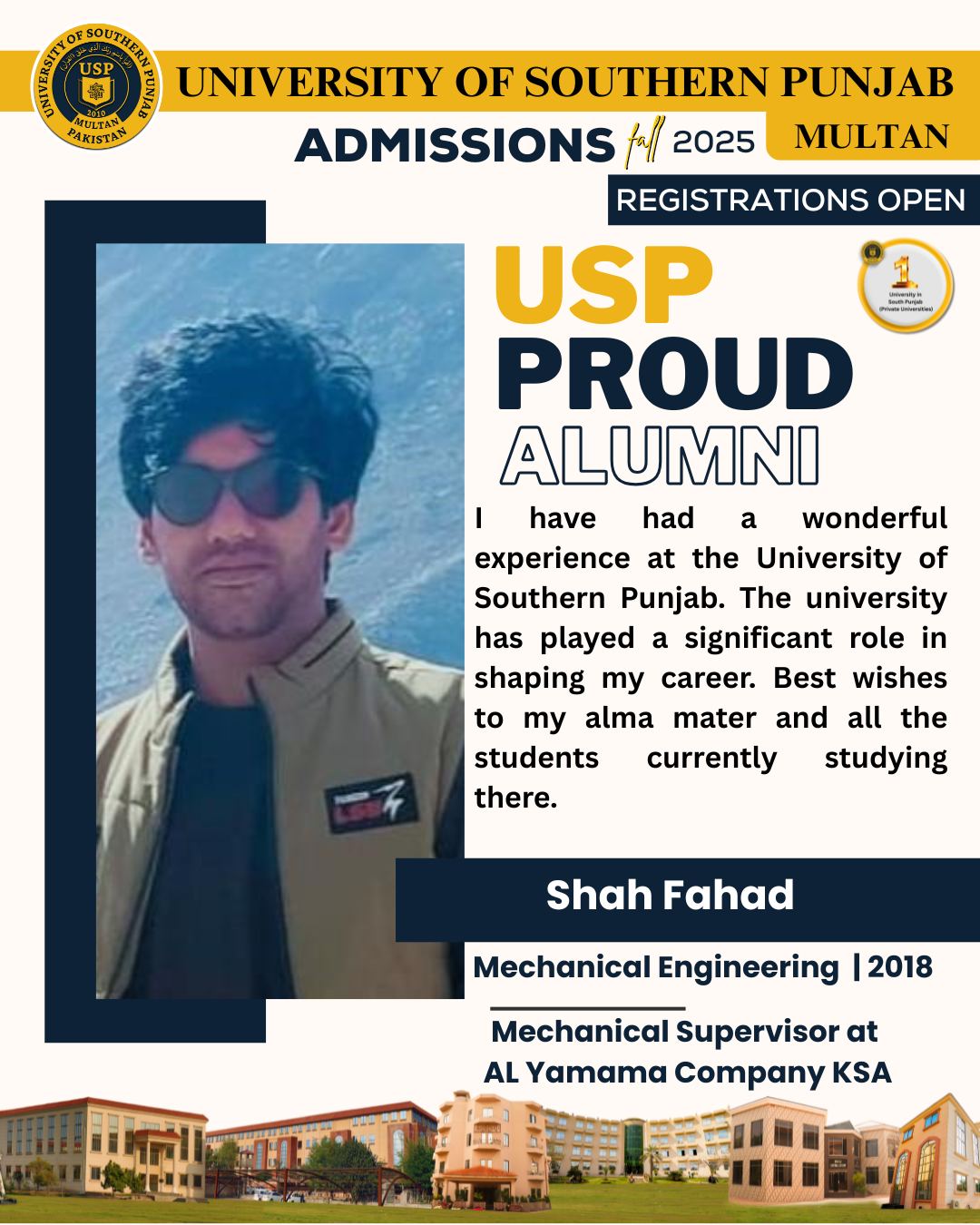 University - 🌟 Where Dreams Took Flight — USP Alumni Spotlight 🌟 Every ...