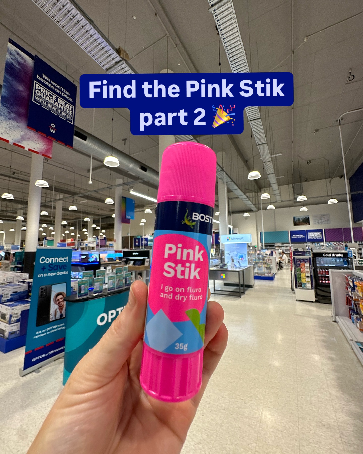 Officeworks - Did you find them all? #FindThe #PinkStik... | Facebook