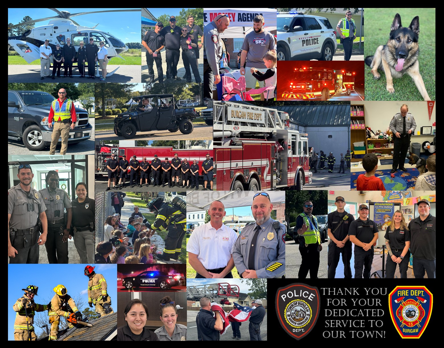 Town - It's National First Responders Day so we would like to take a ...