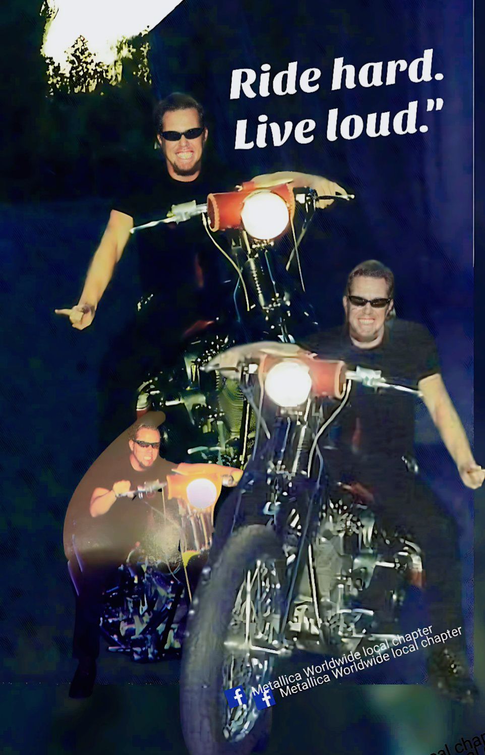 Throw'n it way way back to James Hetfield leaving the old MoonEyes