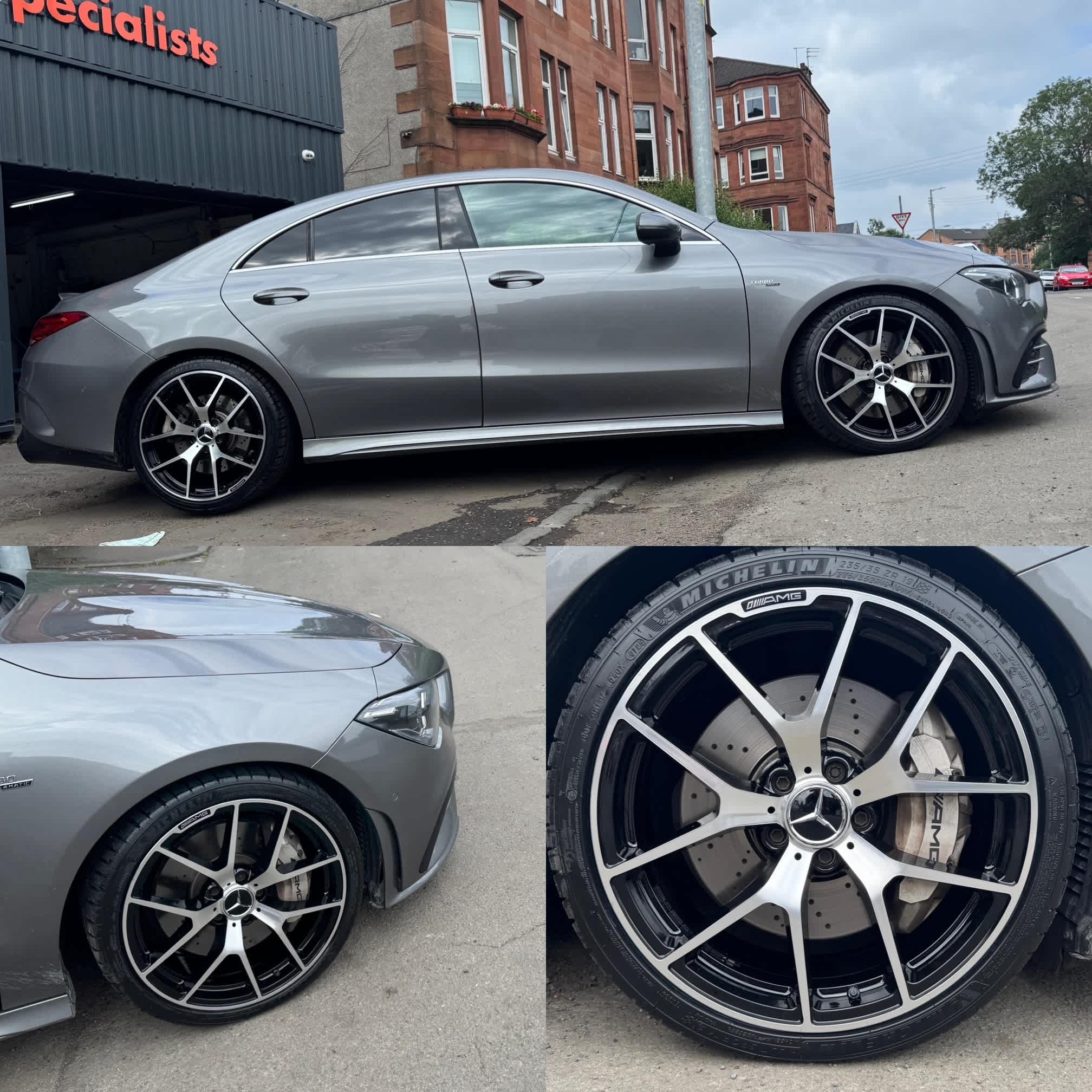 Mercedes CLA 18x8.0J 5x112 225/45 R18 Michelin PA5 ❄️