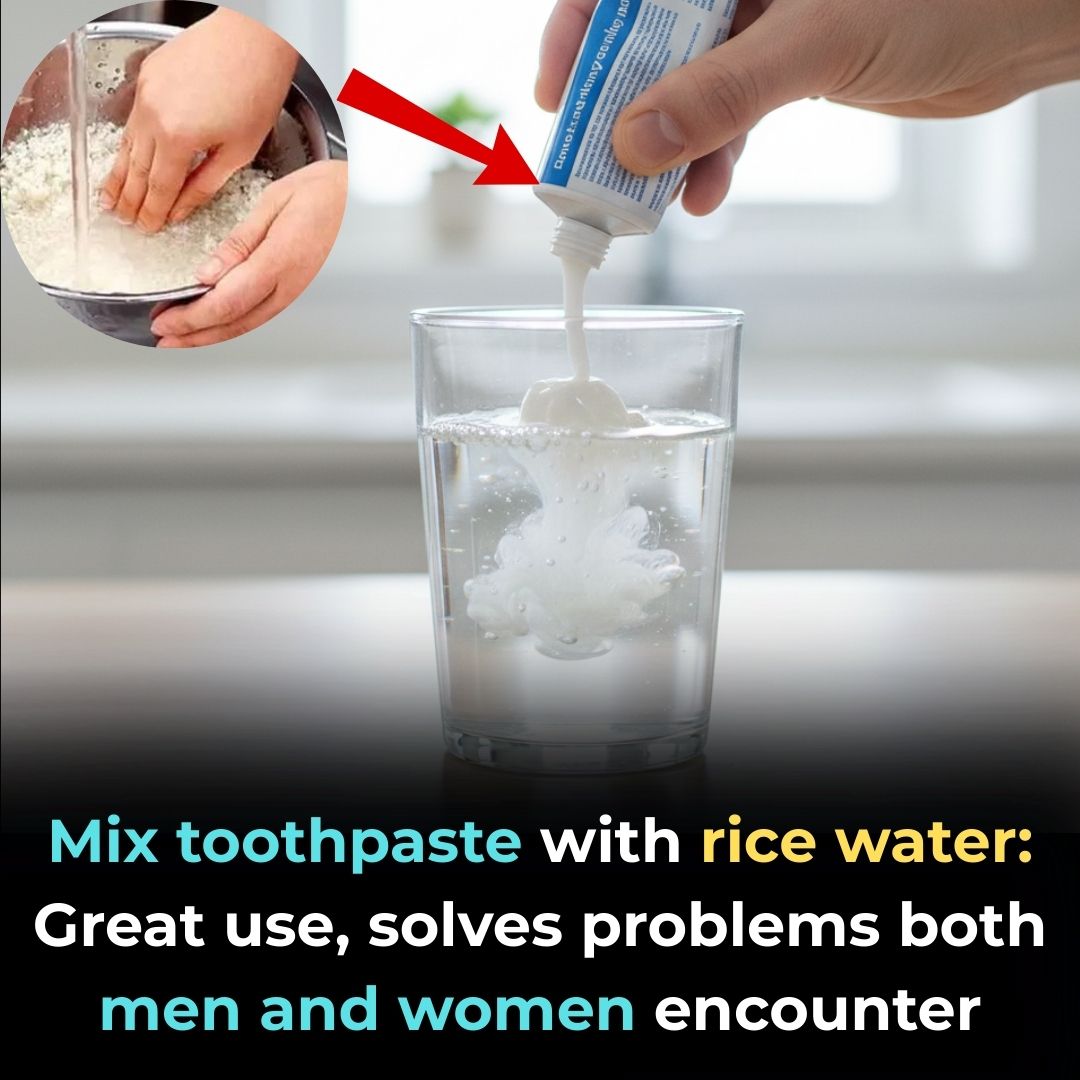 Video - Mix a little toothpaste with rice water and you will get a ...
