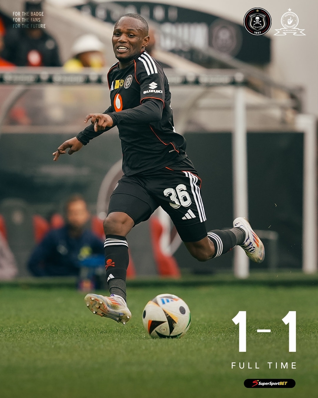Greater - ⏳Delayed Post ☠️ FT | Orlando Pirates 1 - 1 Mamelodi Sundowns ...
