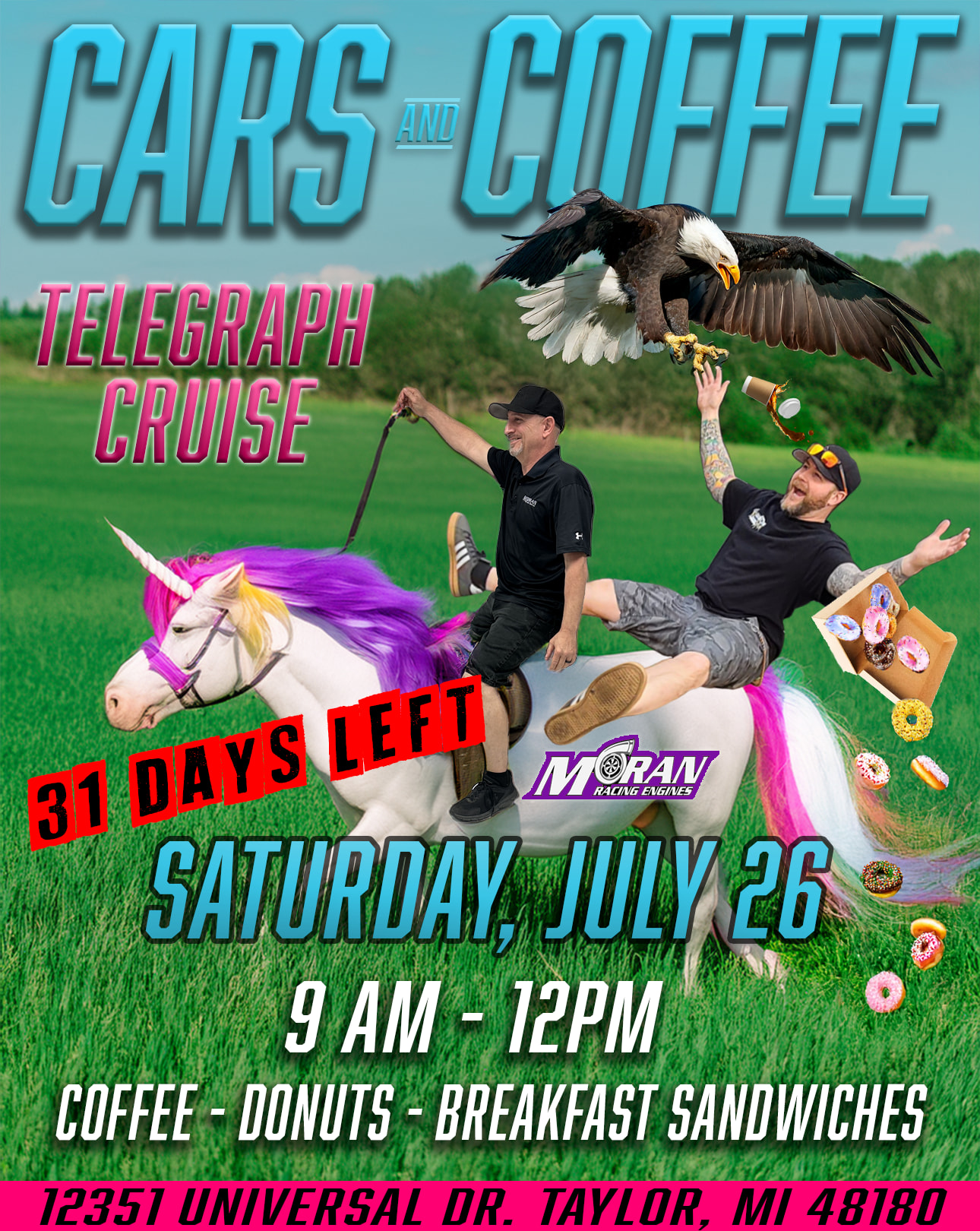 Moran - 31 days left until the Wild fun begins #carsandcoffee # ...