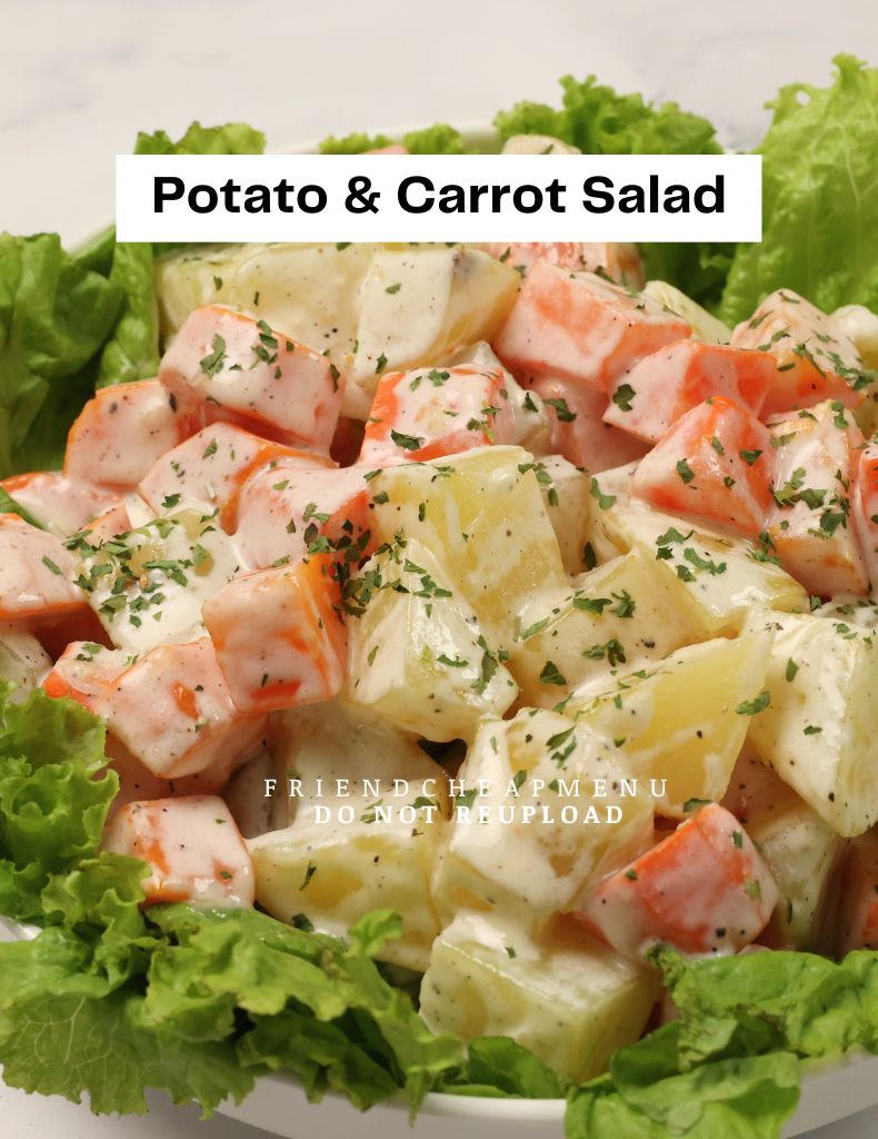 FriendCheap - Potato and Carrots Salad Ingredients: 2 Pieces Potatoes 2 ...