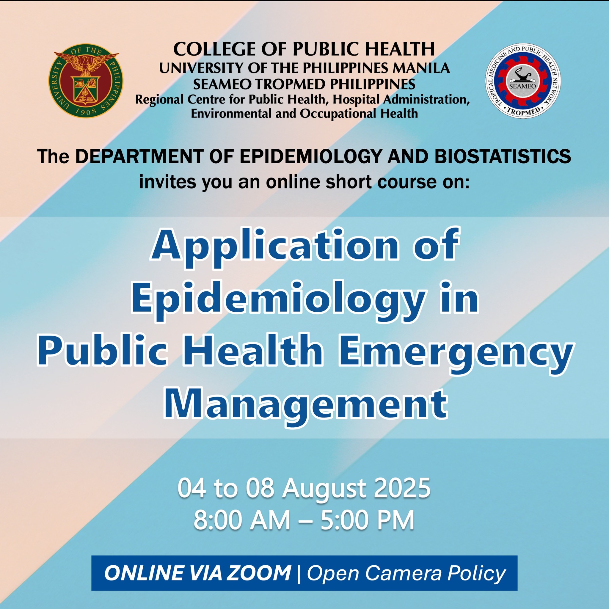 The Department of Epidemiology and Biostatistics invites you to an ...