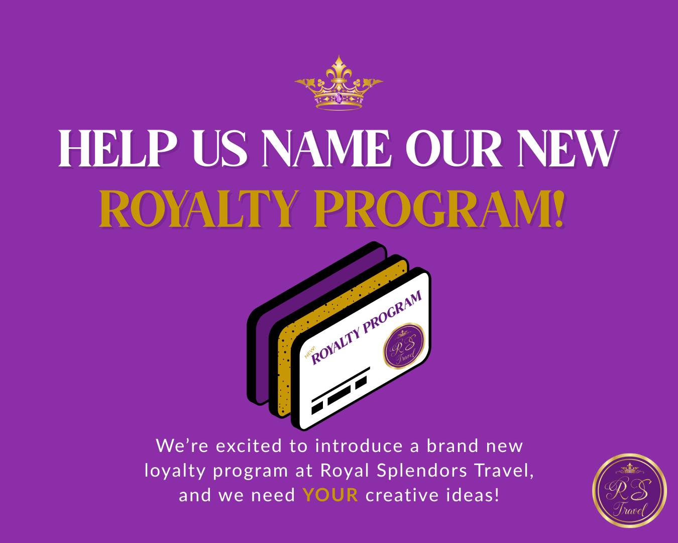 Royal Splendor - 🌟 Help Us Name Our New Royalty Program! 🌟... | Facebook