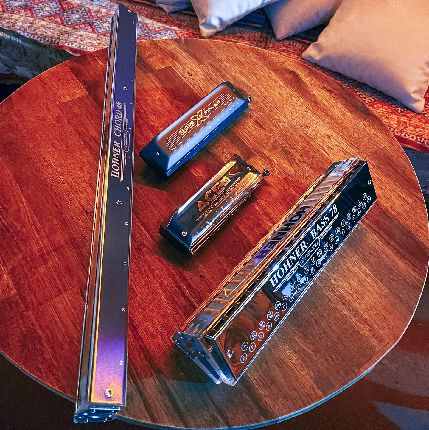 Hohner Vineta orchestra chord harmonica features and collection