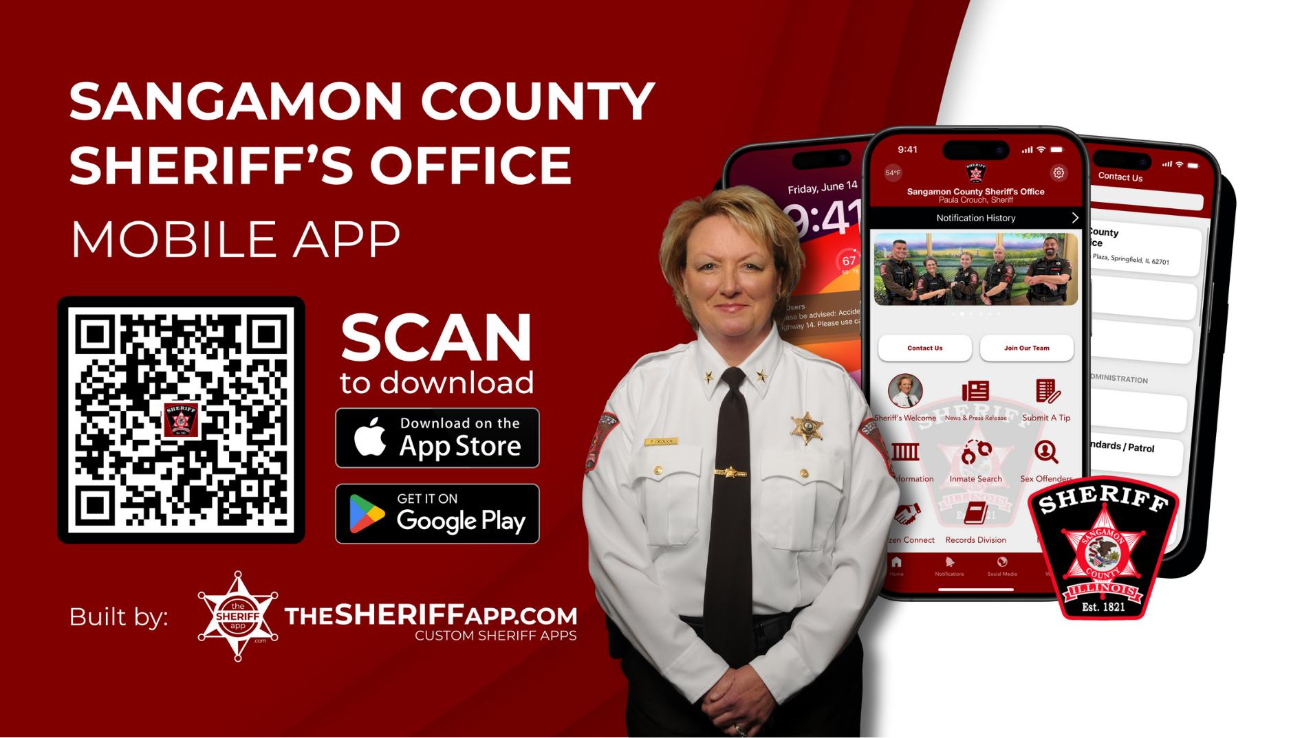 Sangamon - We are pleased to share that the Sangamon County Sheriff’s ...