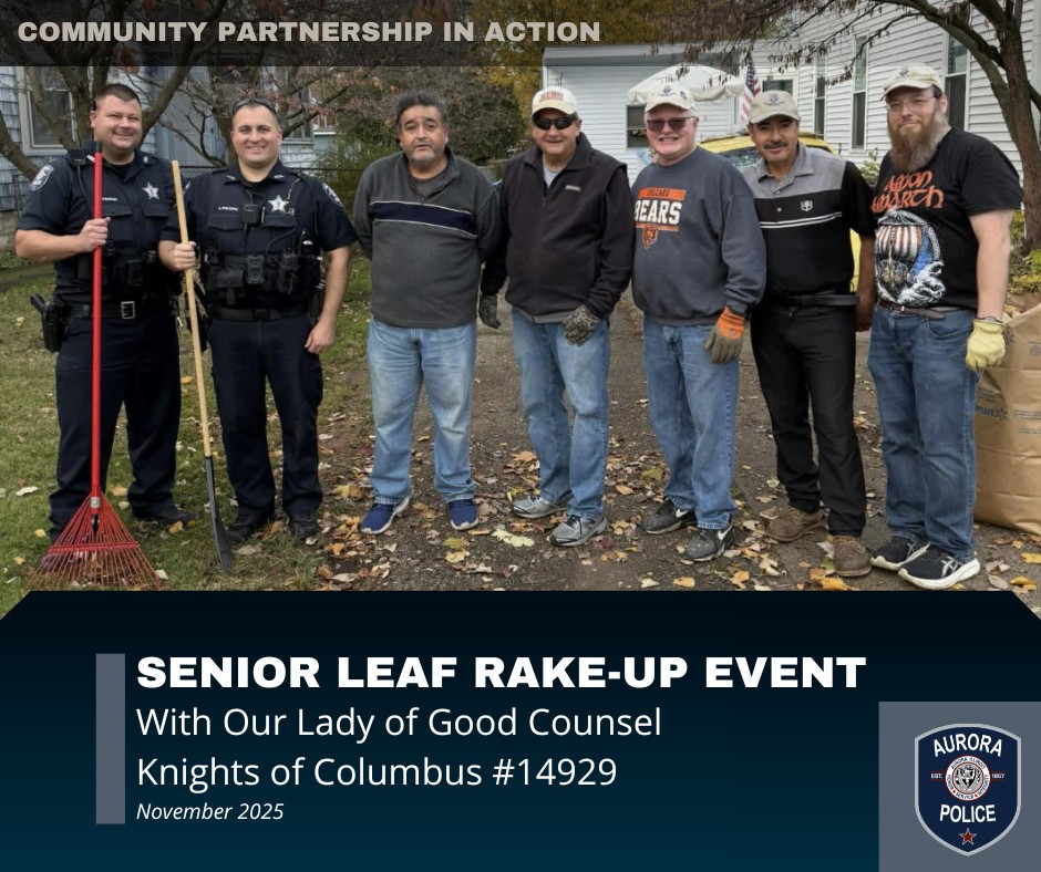 Aurora - 🍂 Community Partnership in Action 🍂 APD was proud to team up ...