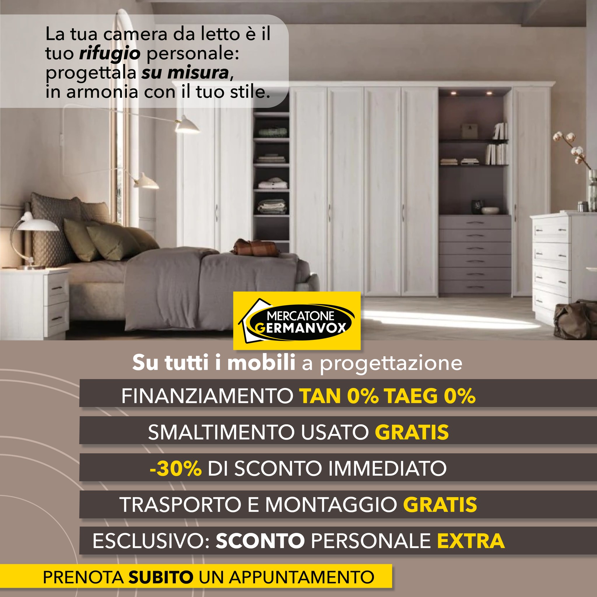 MERCATONE GERMANVOX Da Oltre 40 Anni Arreda La Tua Casa Alba Cassettiera Interna Per Armadio, Legno Laminato 2 Cassetti, L.83,6 P.39 H.37,5 Cm - 5