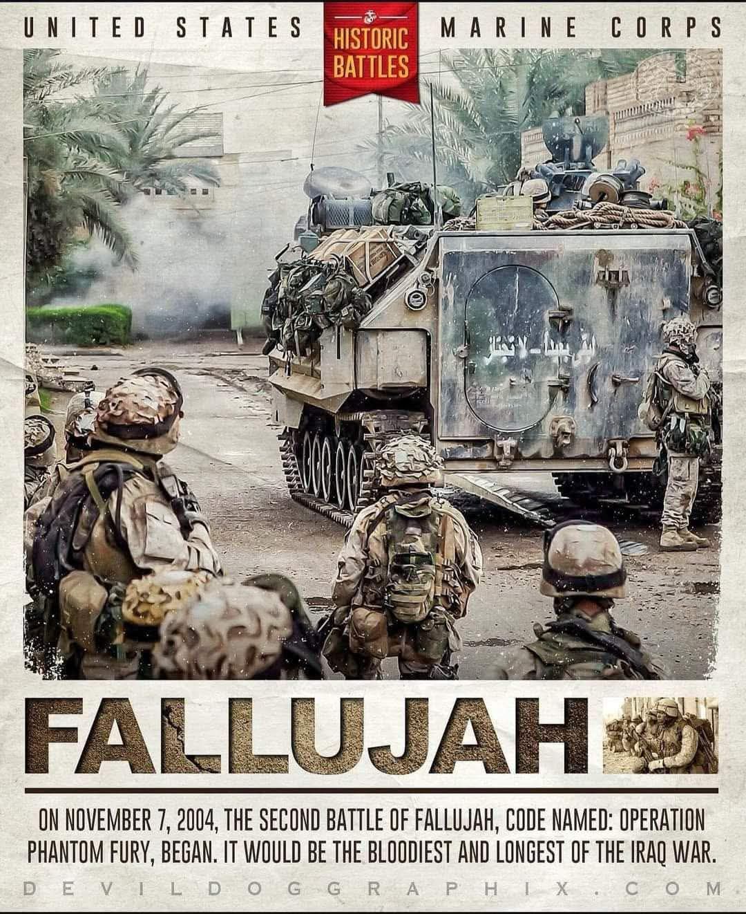 Marine - 🇺🇸 Remembering the Second Battle of Fallujah Today, we pause ...