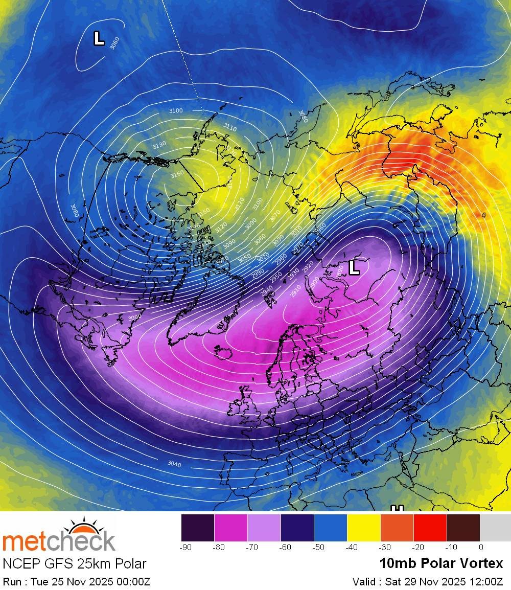 Metcheck - SSW BEGINS...: The warming is now starting to... | Facebook