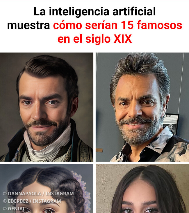 Genial - ¡Danna Paola, Diego Boneta y Diego Luna parecen personajes de ...