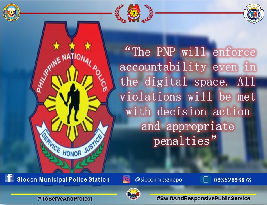 Siocon - CAMPAIGN AGAINST CYBERCRIME || We, the Siocon Municipal Police ...
