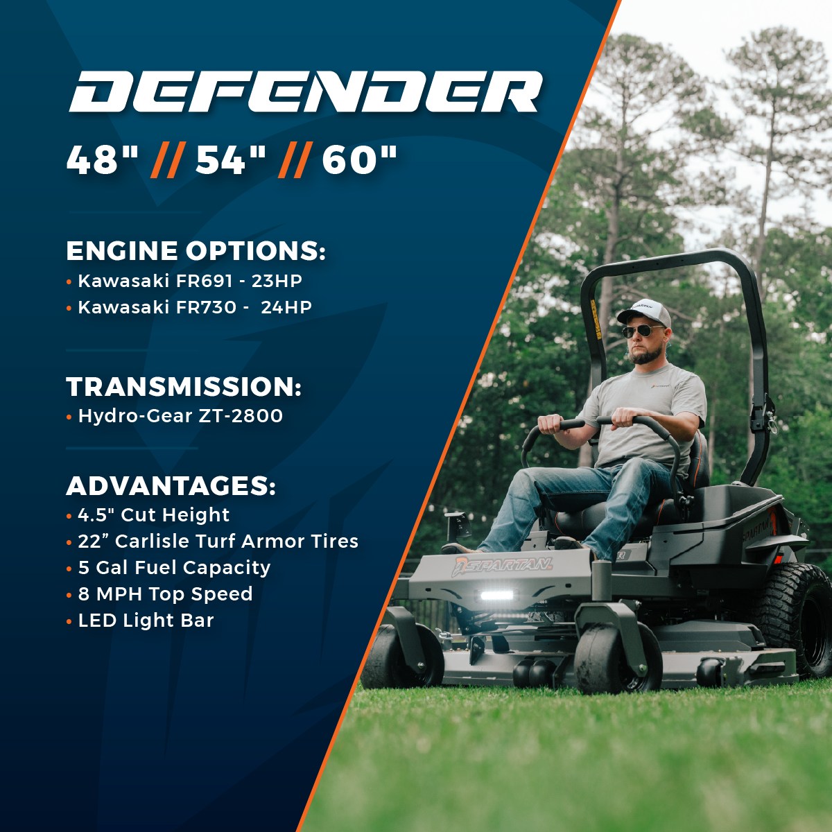 Spartan Mowers - The all-new Defender sets you up for... | Facebook
