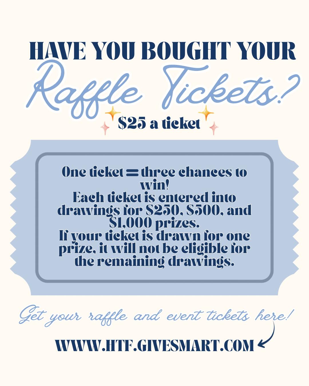 Tupelo - Have you purchased your raffle ticket yet? 💰🎟️ One ticket ...