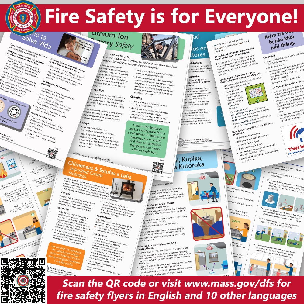 Massachusetts - Fire safety is for everyone! DFS has a variety of home ...