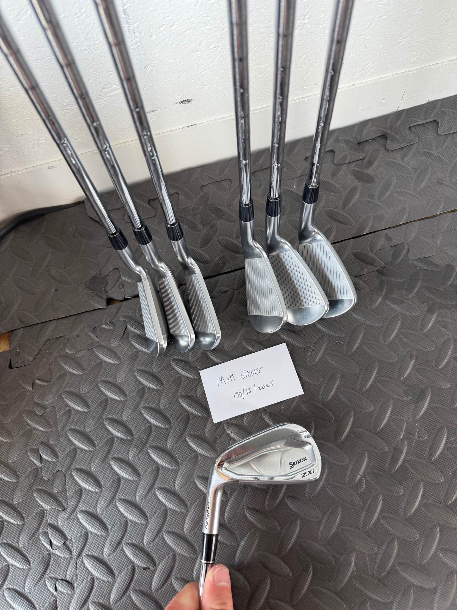 Left handed Srixon zxi5/zxi7 combo set Zxi5 4-6 Zxi7 7-PW STD LLL 
