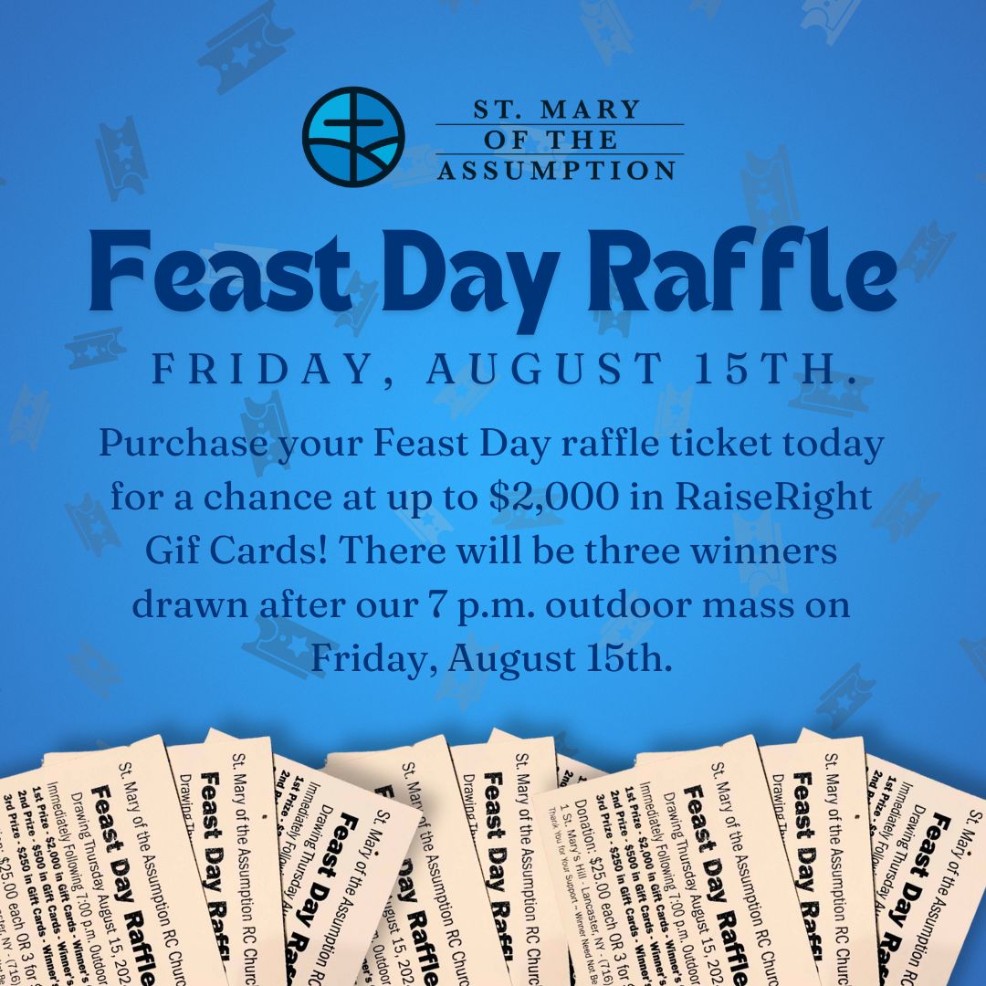Our Feast Day Raffle is less then... - St. Mary's on the Hill | Facebook
