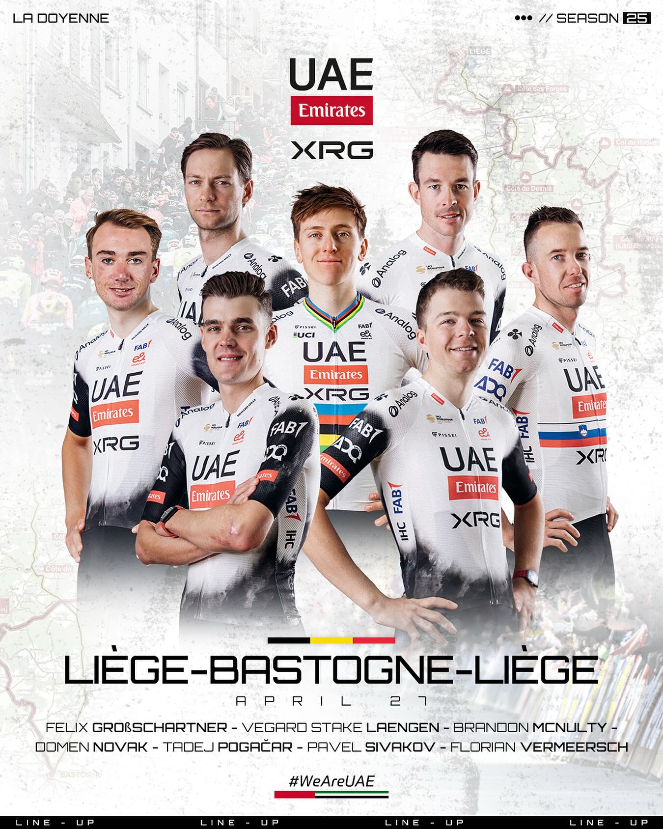 UAE - Ready for “La Doyenne”. Our boys are set to take on the final ...