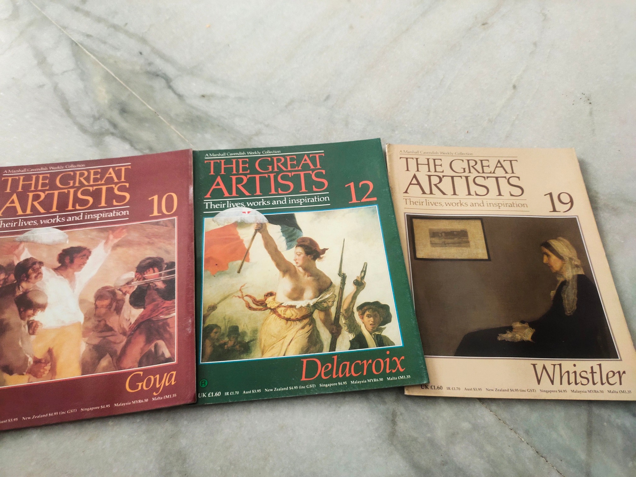 The great artists A Marshall Cavendish weekly collection Pp - each 
