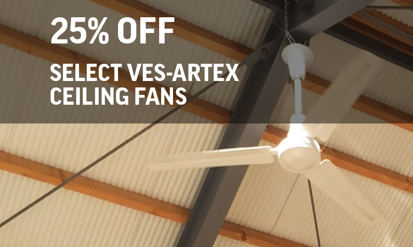 DFA - Take advantage of our August special on VES-Artex Ceiling Fans ...