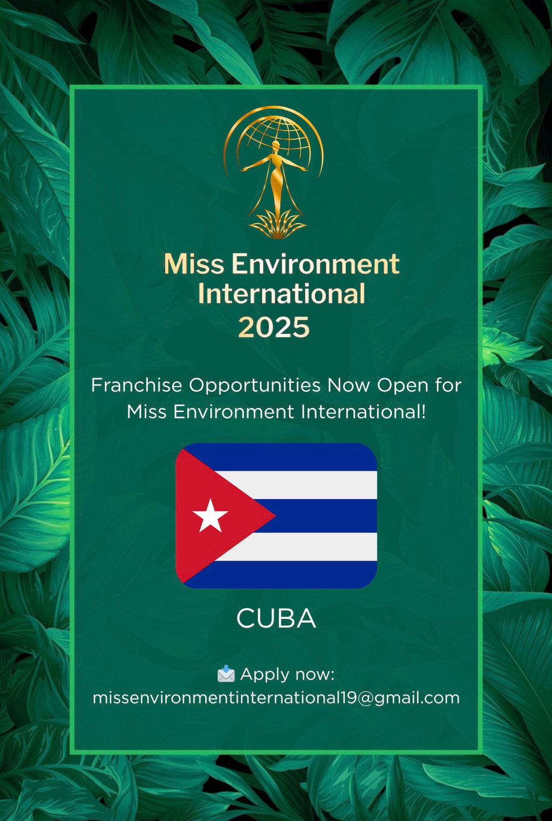 Miss - 📣 Franchise Opportunity Now Open! Miss Environment International ...