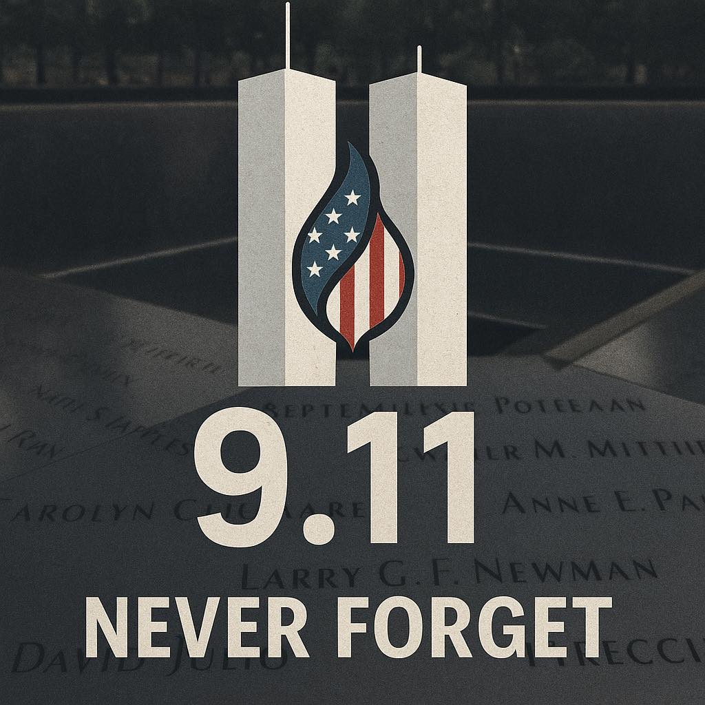Mental - 🕯️ September 11th, Today we remember. Two beams of light rise ...