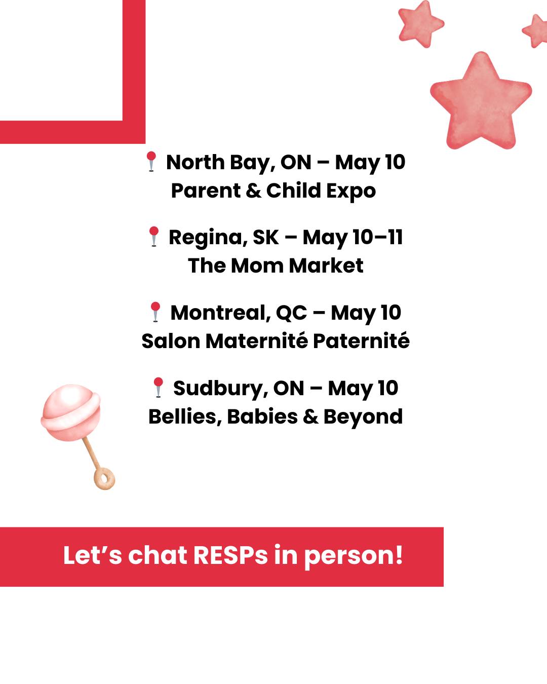 CST - Planning for your little one’s future? We’ll be at baby shows ...