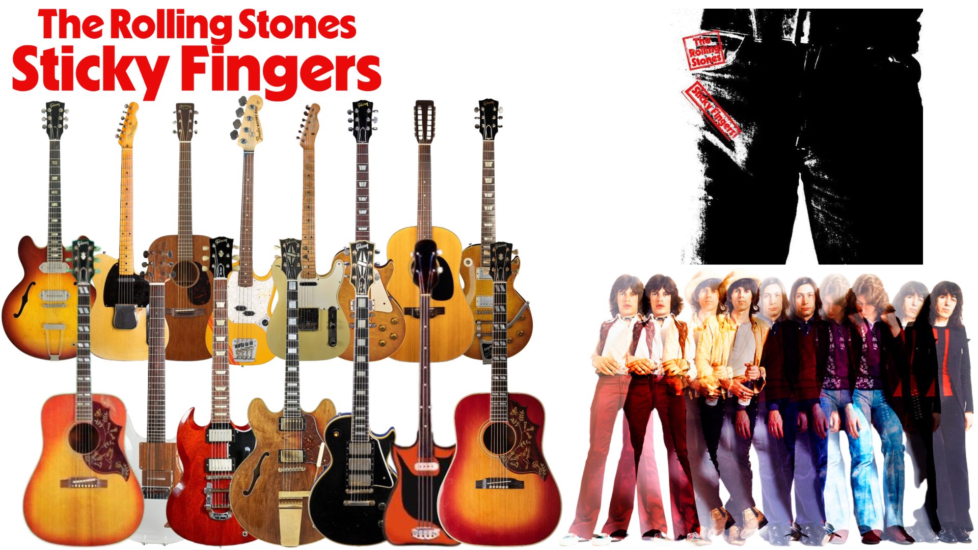 Guitars used on Rolling Stones