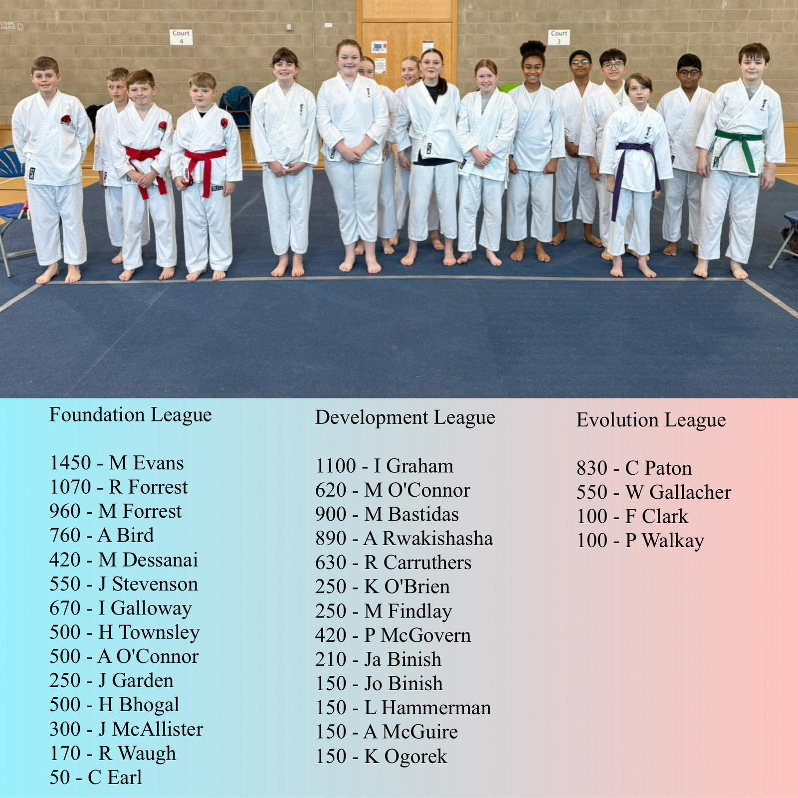 North - Well done to those from the NLIK who took part in the kumite ...