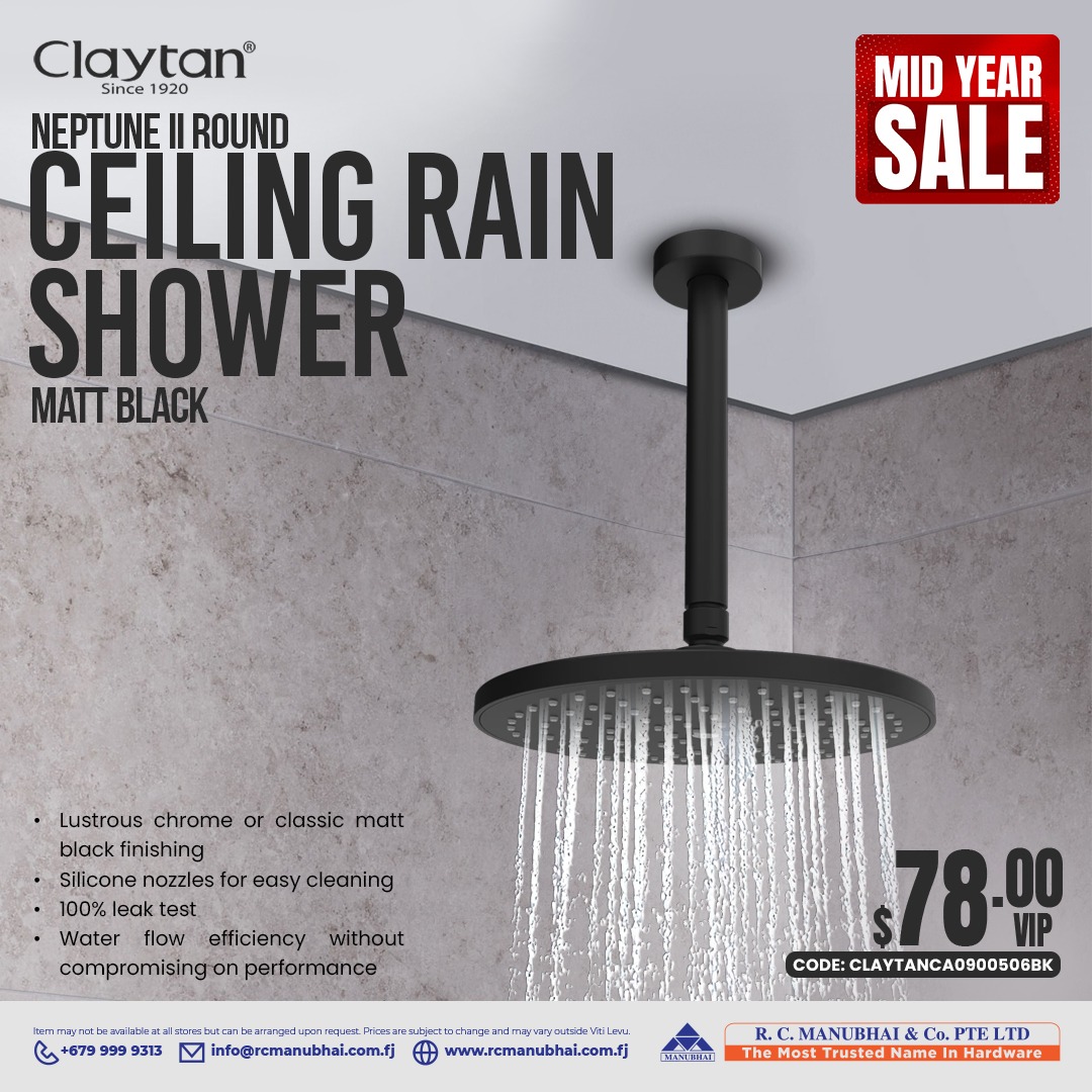 Brushed Nickel Finish Shower Head And Massage Stationary Shower Head